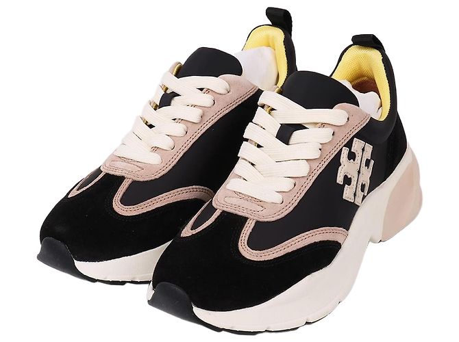Tory Burch Sneaker Good Luck da donna, come nuova Marrone