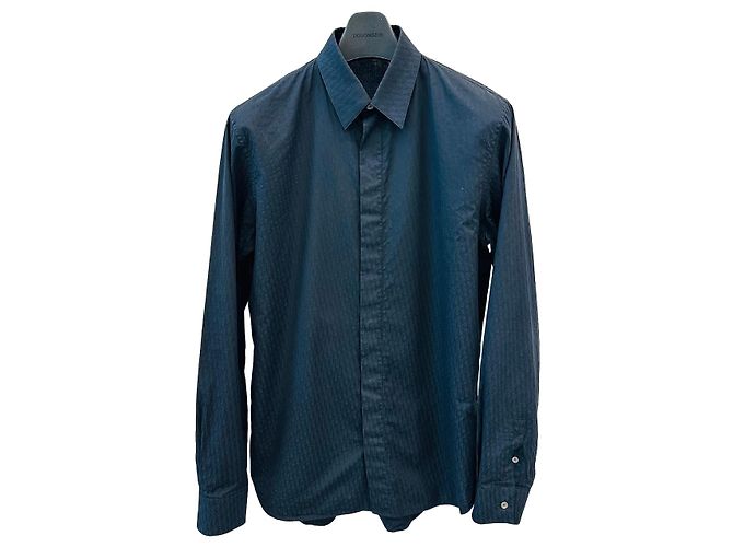 Dior Oblique Jacquard Hemd Schwarz