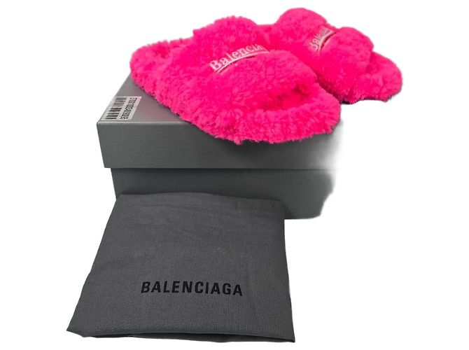 Balenciaga Eco Fur Slide Slipper