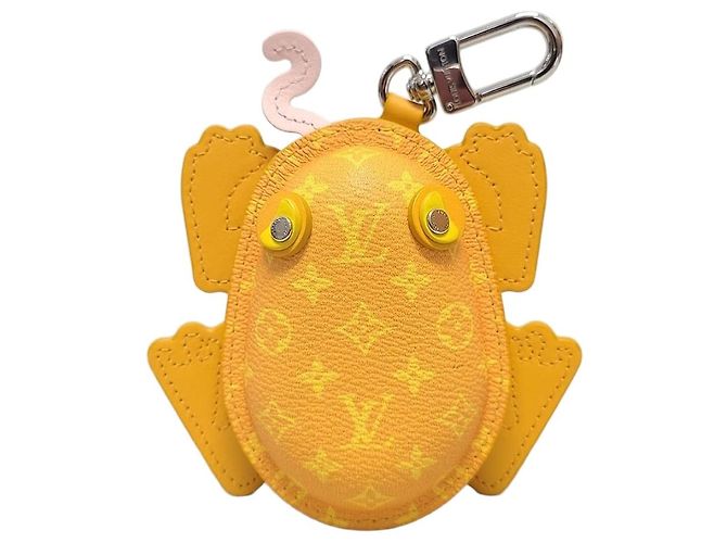 Louis Vuitton Yellow Monogram LV Frog Bag Charm Keyring