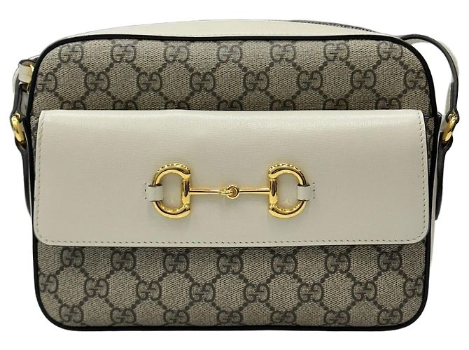 Gucci Petit sac caméra Horsebit blanc