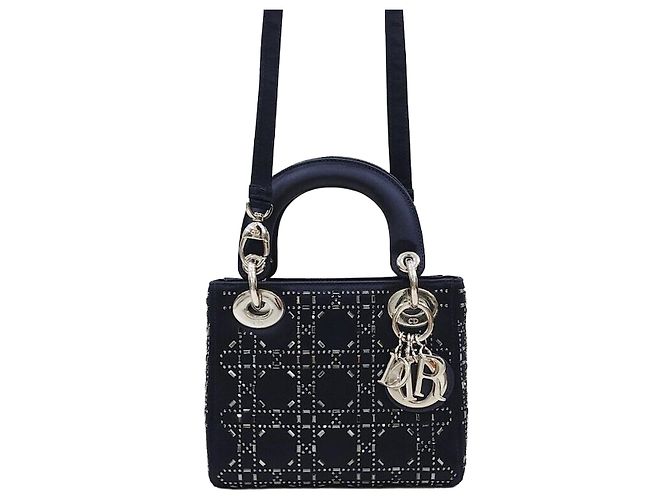 Dior Mini Borsa in Raso Nero