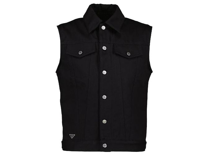 Prada Bull Denim Vest