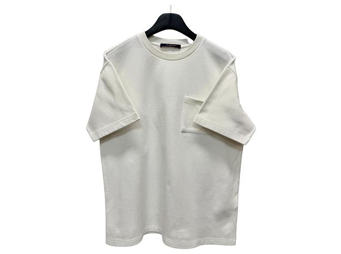 Louis Vuitton Signature Pocket Monogram T-Shirt Silber