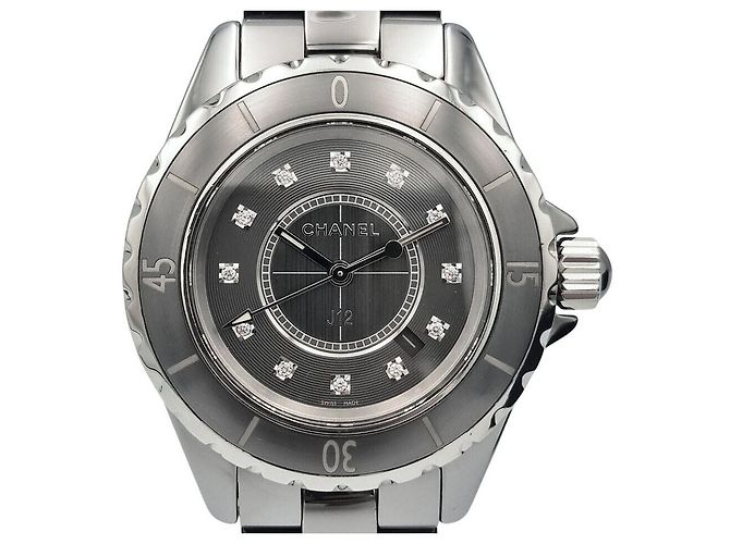 J12 Chanel Relógio de cerâmica com diamantes Multicor