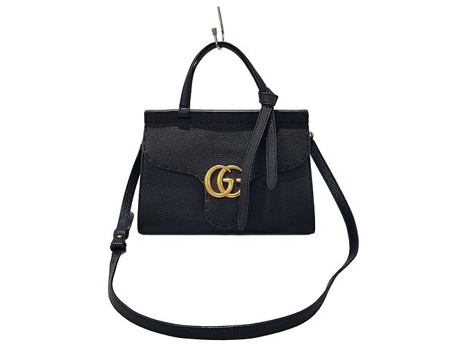 Bolsa de mão e de ombro mini Gucci GG Marmont Prata