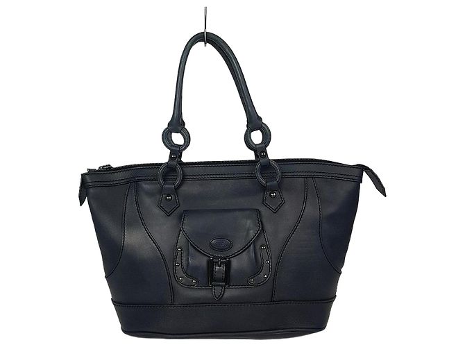 Tod's Sac cabas en cuir Bleu