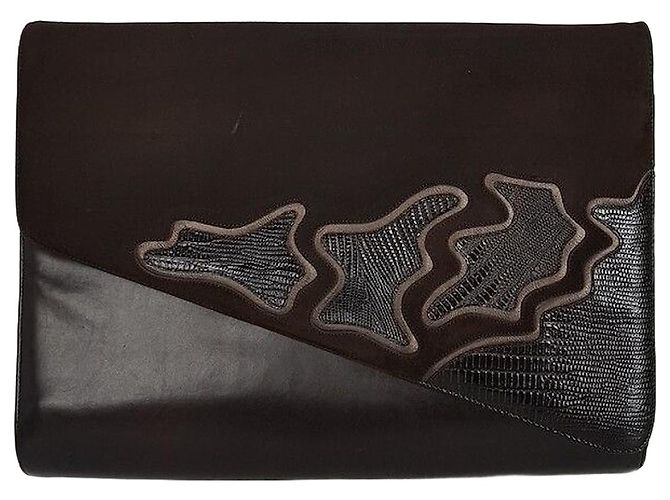 Bally Borsa a Tracolla e Clutch Nero 