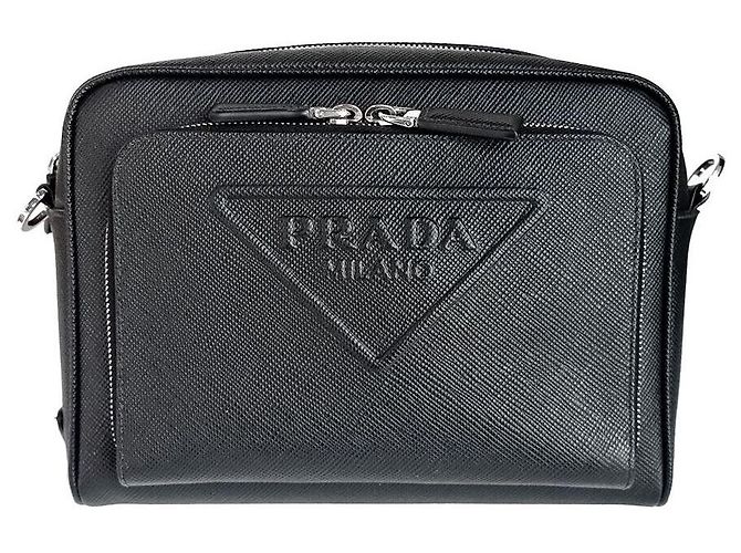Prada Borsa a tracolla Saffiano Nero 