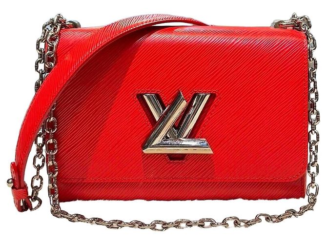 Louis Vuitton Bolsa de ombro e transversal Epi Twist MM Red Vermelho
