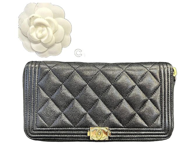 Chanel Cartera larga Boy Gold Series Multicolor