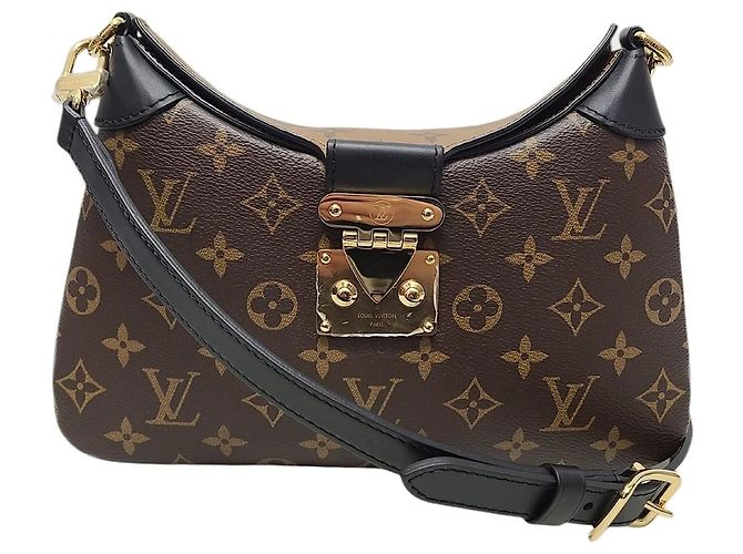 Louis Vuitton Bolsa transversal Twiny em canvas Monogram Reverse Marrom