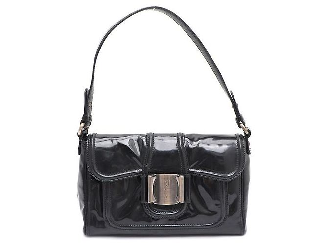 Salvatore Ferragamo Mini borsa a tracolla Nero