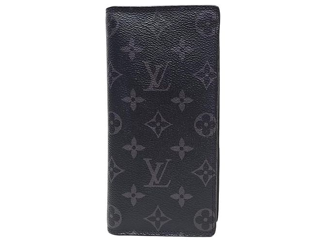 Louis Vuitton Eclipse Monogram Brazza Wallet Black