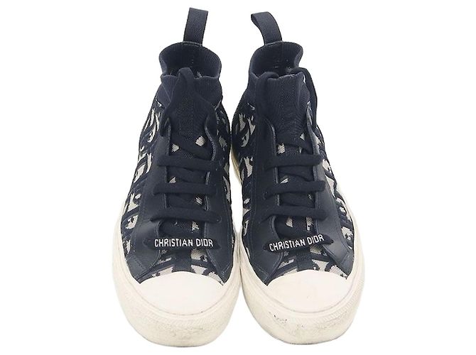 Dior Sneakers Technical Mesh Deep Blue Oblique Size