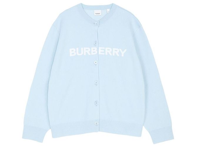 Burberry Wollstrickjacke DOTTIE Oversized Fit Weiß