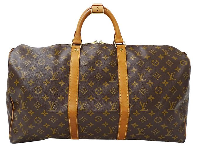 Bolso Boston Monogram Louis Vuitton Castaño Monograma