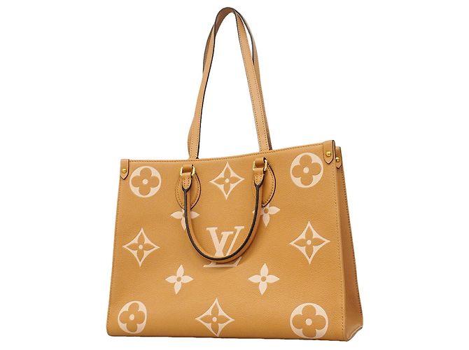 Louis Vuitton Monogram Empreinte Bicolor OnTheGo MM Tote Bag Roh
