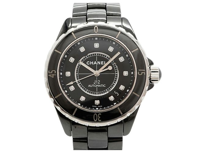 Orologio Chanel J12 Diamond H1626 Quadrante Nero da Uomo