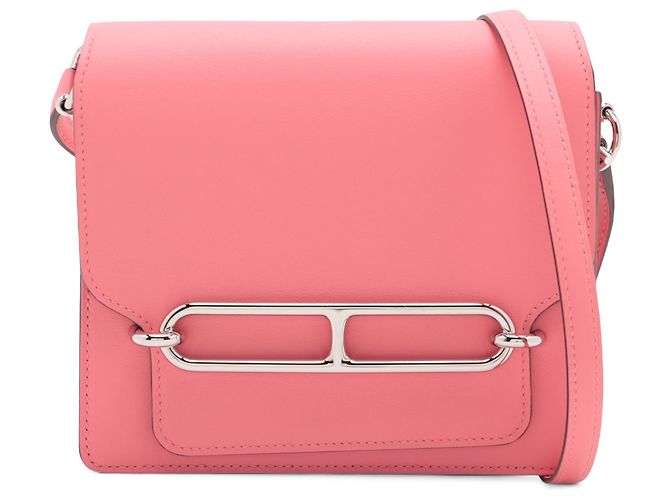 Hermès Borsa Roulis 18 Mini Swift Rosa