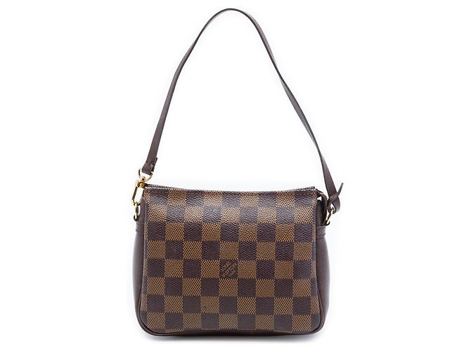 Louis Vuitton Marrom Damier Ebene Trousse Pochette