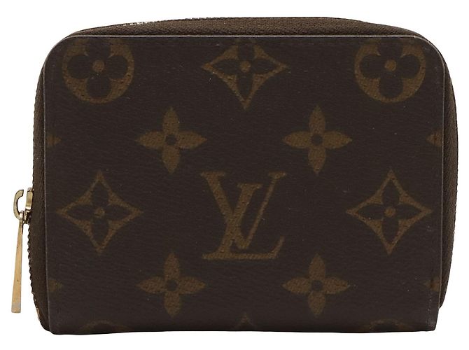 Monedero Zippy Monogram marrón Louis Vuitton Castaño
