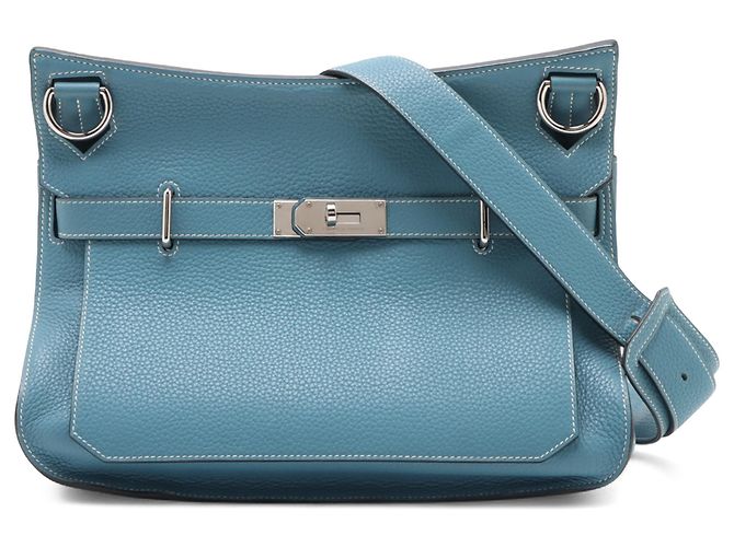 Hermès Blue Clemence Jypsiere 34