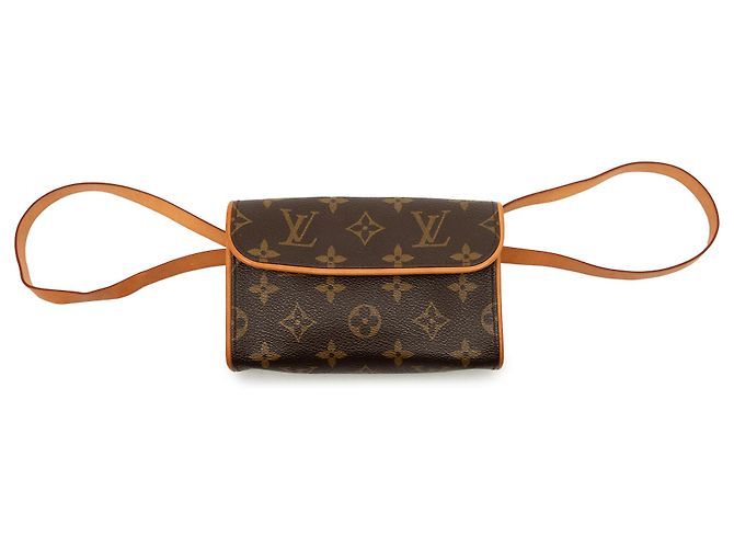Pochette Florentine Louis Vuitton Marrone Monogram