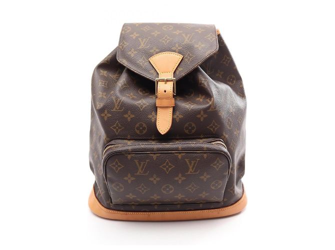 Zaino/Borsa Louis Vuitton Montsouris GM Monogram Marrone