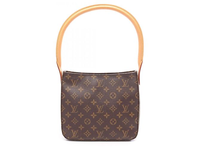 Bolsa de Ombro Louis Vuitton Looping MM Monogram Marrom