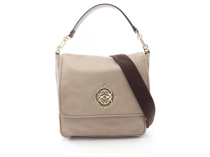 Borsa a tracolla 2-way Loewe Maia Anagram Beige