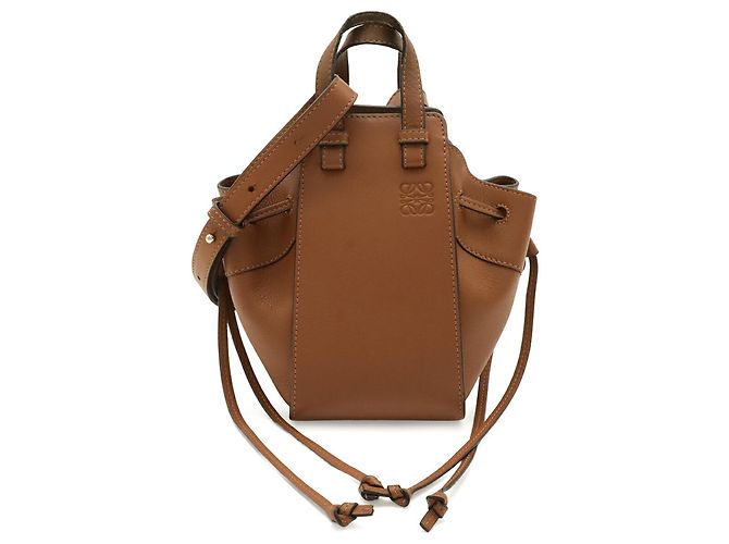 Bolsa Loewe Hammock Mini Marrom