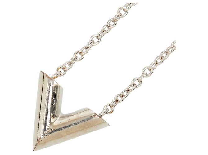 Collier pendentif Essential V Louis Vuitton Argenté