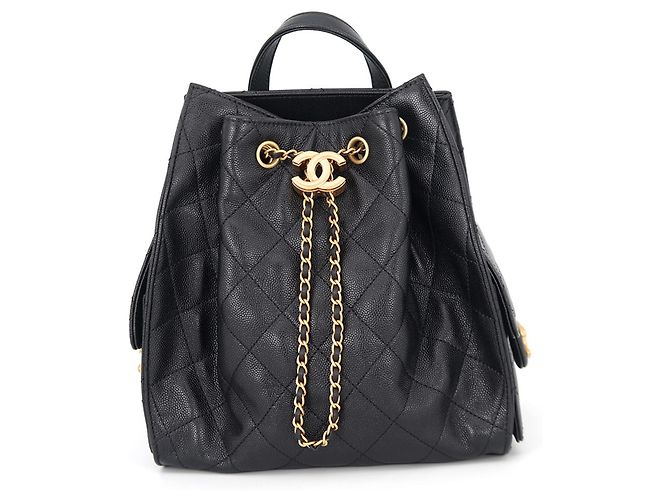 Borsa Chanel 25 Medium Matelassé Nero