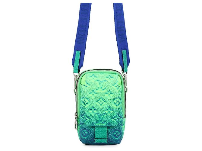 Borsa a Spalla Louis Vuitton Double Phone Pouch Arancione