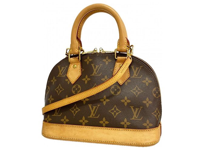 Borsa Louis Vuitton Alma BB Monogram Marrone