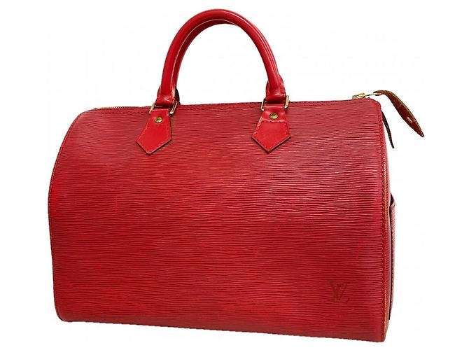 Borsa Louis Vuitton Epi Speedy 30 Rosso