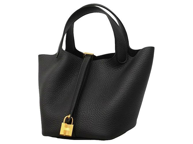 Hermès Hermes Picotin Lock PM Handtasche Schwarz