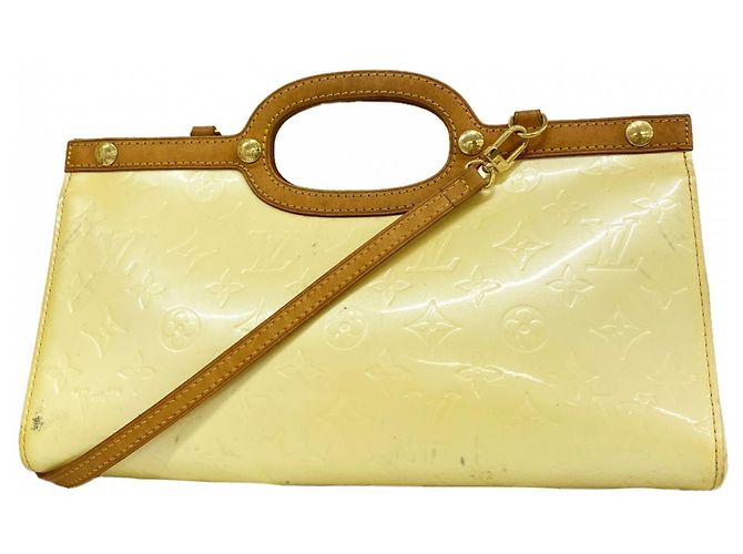 Louis Vuitton Vernis Roxbury Drive Handtasche Weiß