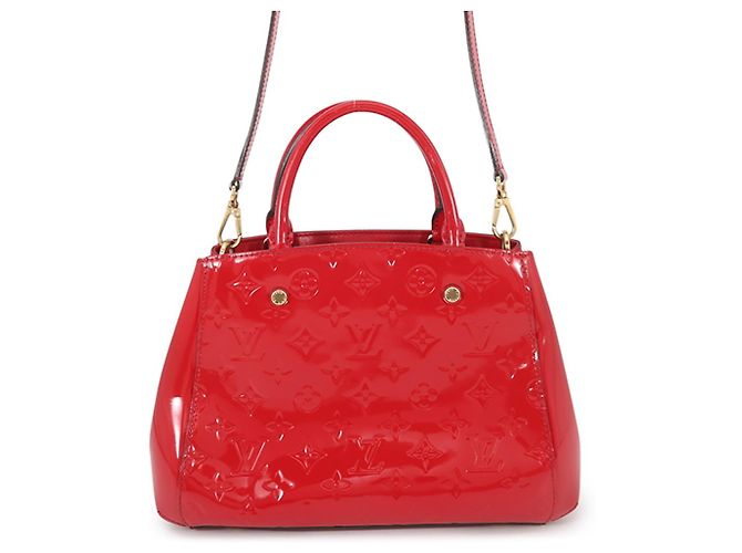 Louis Vuitton Monogram Vernis Montaigne BB Handtasche Pink