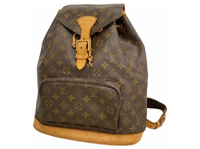 Louis Vuitton Monogram Montsouris GM Rucksack Braun