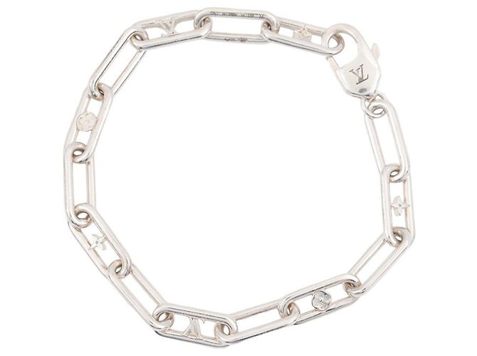 Pulsera Charm Silver Monogram Louis Vuitton Monograma