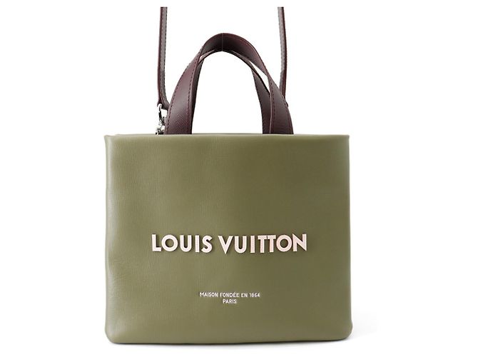 Sac cabas Louis Vuitton Monogram Kaki Monogramme