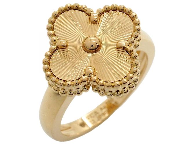 Anello Alhambra Guilloche Van Cleef & Arpels 