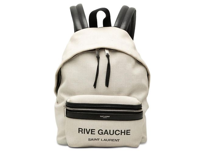 Saint Laurent Rive Gauche Rucksack Weiß