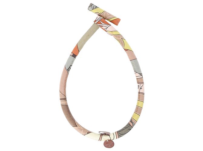 Collana Bride PM in seta multicolore Hermès 