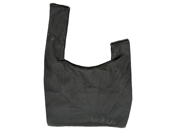 Nanushka Mini Jen Handtasche aus schwarzem Kunstleder