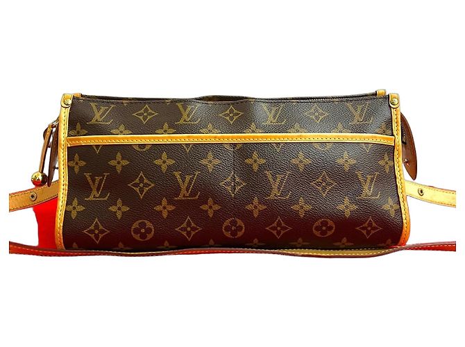 Borsa a tracolla Louis Vuitton Popincourt Long Monogram Marrone