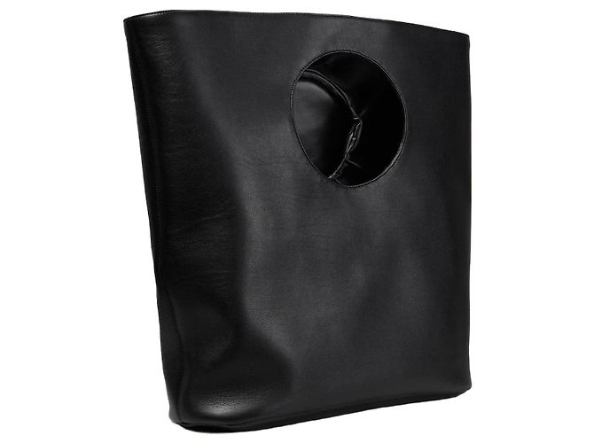 Balenciaga Leder Handtasche Schwarz