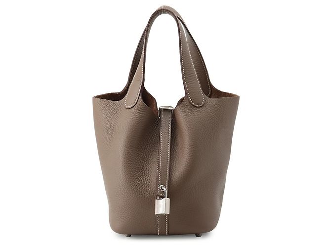Hermès Hermes Picotin Lock PM Handtasche Taupe